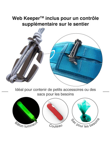 Cinturón de Utilidad Activo RSG Kurgo Ajustable 71-114 cm