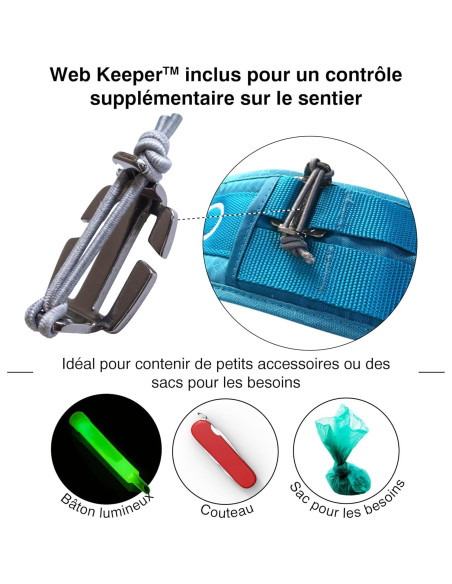 Cinturón de Utilidad Activo RSG Kurgo Ajustable 71-114 cm