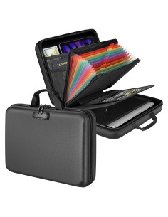 Organizador de Documentos Aobteeny a Prueba de Fuego y Agua