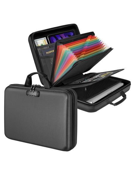 Organizador de Documentos Aobteeny a Prueba de Fuego y Agua