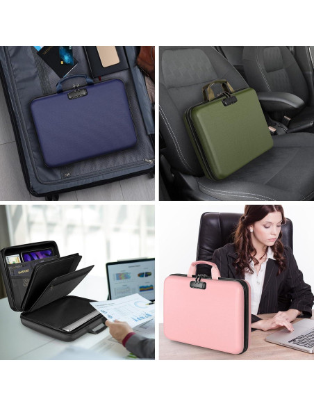 Organizador de Documentos Aobteeny a Prueba de Fuego y Agua