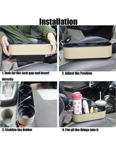 Soporte para Tazas y Organizador de Espacio CMWWYFC Beige