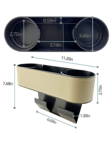 Soporte para Tazas y Organizador de Espacio CMWWYFC Beige