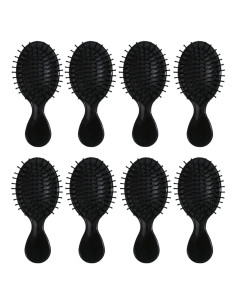 Set de 8 Mini Cepillos de Viaje para Dama de Honor - Negro