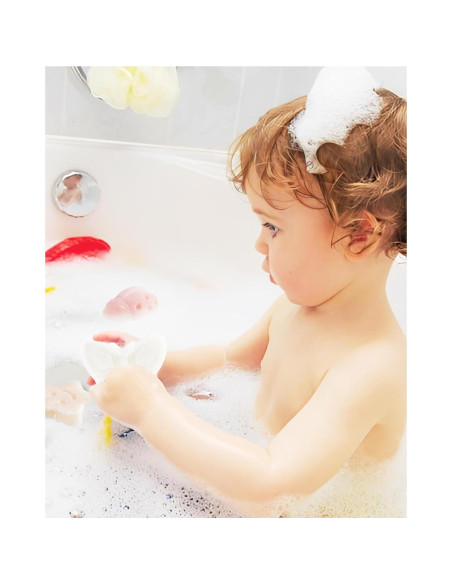 Esponjas de Baño para Bebés MoHern 3Pcs Naturales Suaves