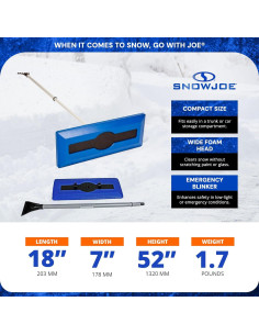 Scraper de Hielo Snow Joe SJBLZD 6 Pack con Linterna LED 2