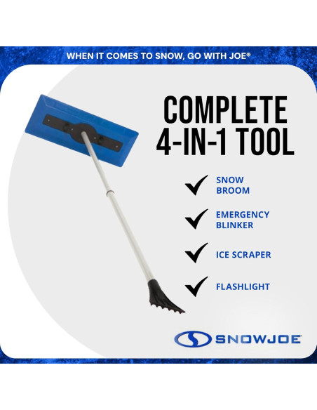 Scraper de Hielo Snow Joe SJBLZD 6 Pack con Linterna LED