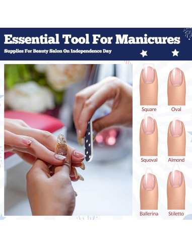 Paquete de 60 Limaduras de Uñas Doble Cara Lanties 17.8 cm