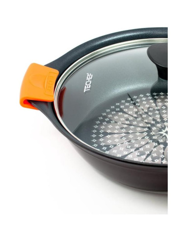 Agarraderas de Silicona TECHF - Juego de 2 Naranjas