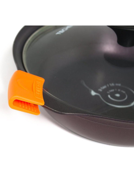 Agarraderas de Silicona TECHF - Juego de 2 Naranjas