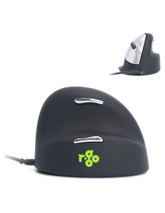 R-Go Ratón Ergonómico Vertical USB-C con Software de Descanso