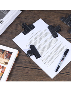 Clips de Carpeta Grandes POERMA 120mm - Paquete de 8 2