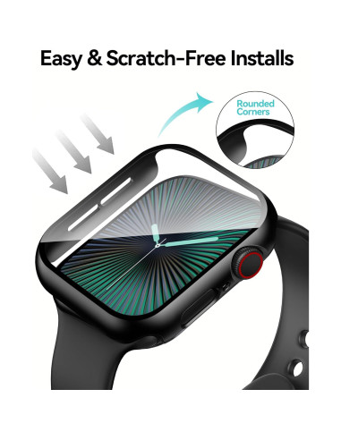 Funda Dura Smiling para Apple Watch 40mm con Protector Vidrio