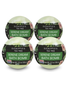 Bomba de Baño Eucalipto y Árbol de Té Garcoa - 4 Unidades