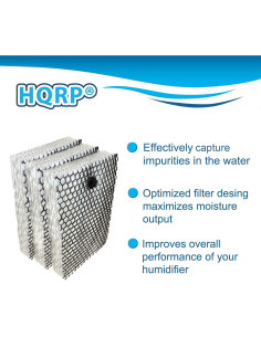 Filtro de Mecha HQRP 3-Pack para Humidificadores Sunbeam y Holmes 2