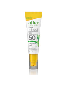 Protector Solar Facial Alba Botanica SPF 50 Mineral 60 ml