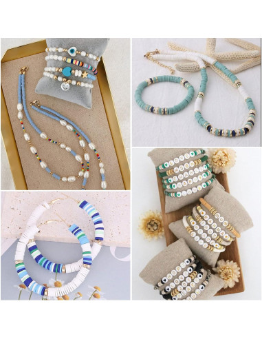 Greentime 4550 Piezas Perlas de Arcilla para Manualidades DIY