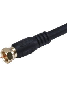 Cable Coaxial RG6 Cuádruple Blindaje Monoprice 0.91m Negro 2