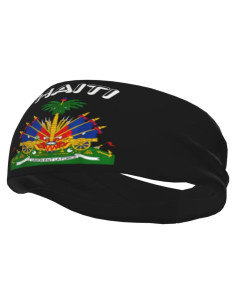 Banda de Sudor Deportiva Gelxicu Bandera de Haití Unisex