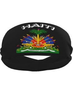 Banda de Sudor Deportiva Gelxicu Bandera de Haití Unisex 2