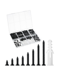 Kit de Tornillos de Madera Mr. Pen 420 Pcs M3 M6 Phillips