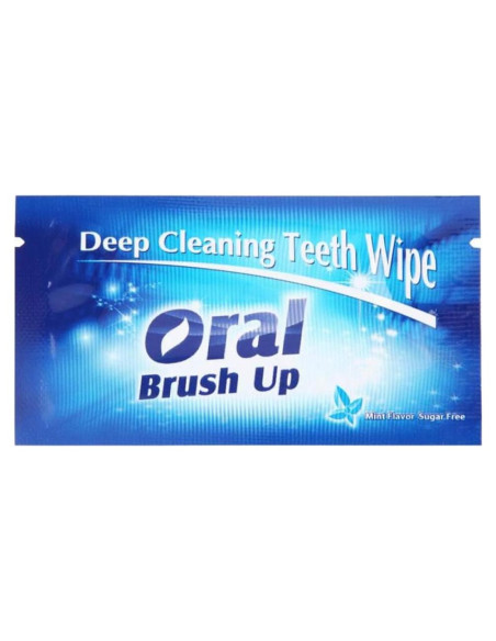 50 Toallitas Desechables para Dientes de Dedo Mrisata - Menta