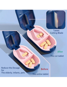 Cortador de Pastillas DIYOHFE Azul - Compacto y Fácil de Usar 2