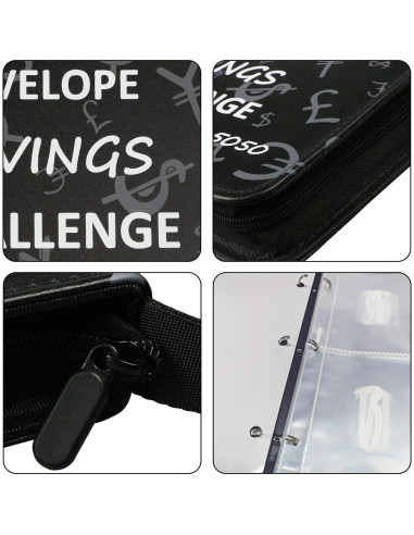 Caja de Ahorros Sparkle Tmax con Contador - Negro