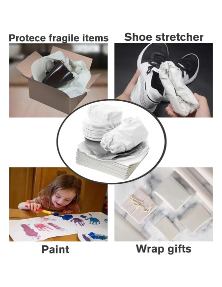 Papel de Embalaje Mintboo 100 Hojas 30.48x30.48 cm Frágiles