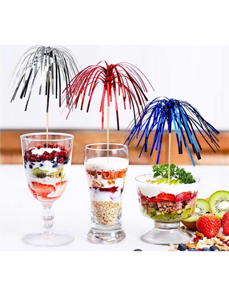 100 Palillos de Cóctel Fuegos Artificiales PheiLa 22.86 cm
