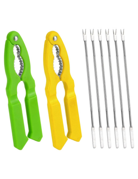 Rompe Nueces Multifuncional QLFJ-FurDec con 2 Tenedores