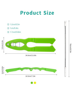 Rompe Nueces Multifuncional QLFJ-FurDec con 2 Tenedores 2