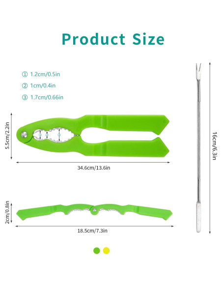 Rompe Nueces Multifuncional QLFJ-FurDec con 2 Tenedores