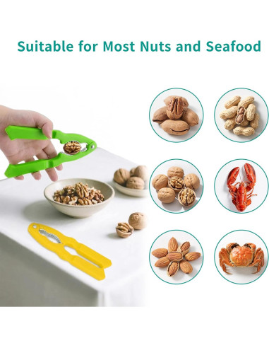 Rompe Nueces Multifuncional QLFJ-FurDec con 2 Tenedores