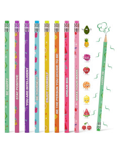 Lápices Aromatizados Leinuosen 60 Pcs Madera Frutas Inspiradoras