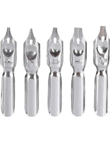 Juego de Pluma de Caligrafía FOSA Vintage con 5 Puntas