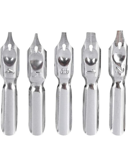 Juego de Pluma de Caligrafía FOSA Vintage con 5 Puntas