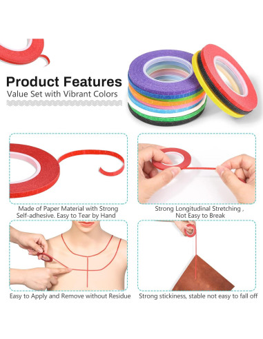 Cinta de Pizarra Blanca Selizo 20 Rollos 3mm Adhesiva