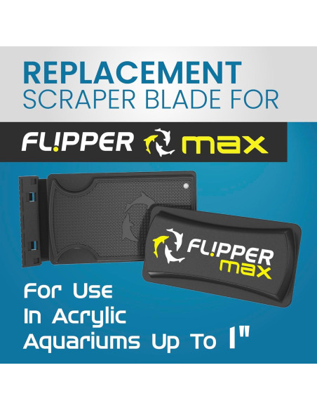 Cuchillas de Reemplazo FLIPPER MAX para Limpiador Magnético - Paquete de 5