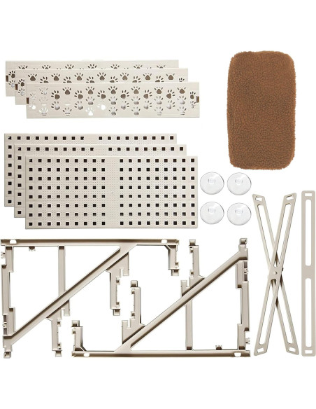 Escalera Antideslizante para Mascotas yofit 3 Pasos Plegable 22.68 kg