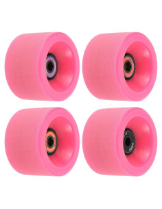 Conjunto de Ruedas y Rodamientos PATIKIL 65mm Rosa 78A
