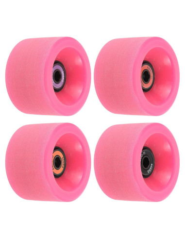 Conjunto de Ruedas y Rodamientos PATIKIL 65mm Rosa 78A