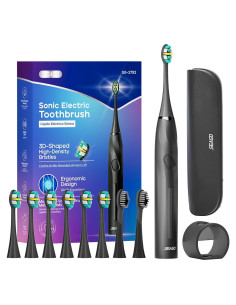 Cepillo de Dientes Eléctrico SEAGO SG-2752 con 8 Cabezas y Sensor