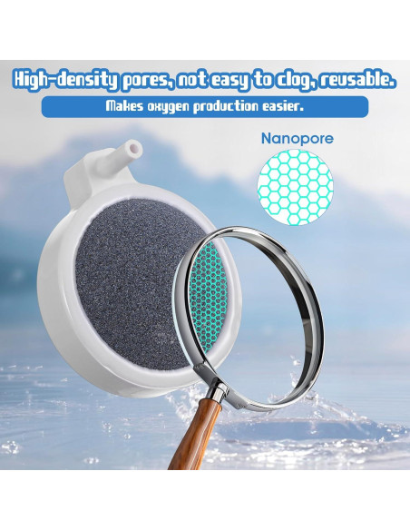 Difusor de aire para acuario SynHHergyx 6.4x5.3cm con válvula