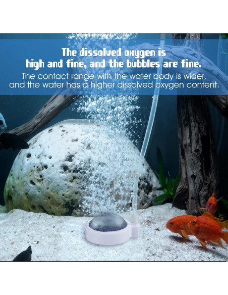 Difusor de aire para acuario SynHHergyx 6.4x5.3cm con válvula