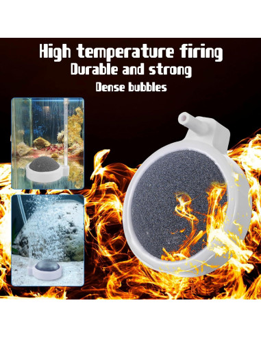 Difusor de aire para acuario SynHHergyx 6.4x5.3cm con válvula