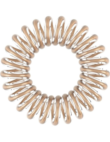 Invisibobble Original - Paquete de 3 Lazos para Cabello Bronce