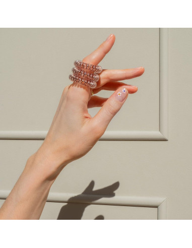 Invisibobble Original - Paquete de 3 Lazos para Cabello Bronce