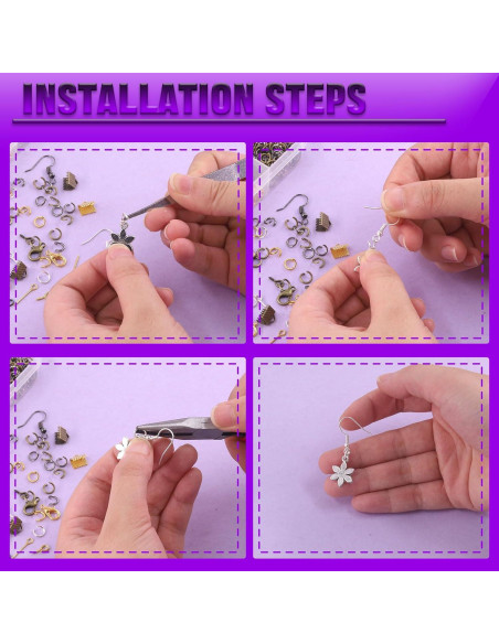 Kit de Suministros para Fabricación de Joyas Swpeet 1617 Piezas