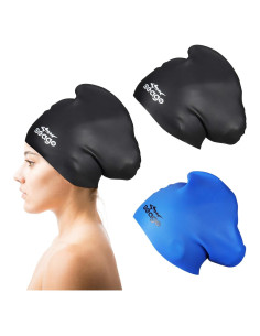 Gorro de Natación Seago para Cabello Largo - 2 Paquetes